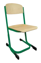 EDUARD židle student. stavitelná, velikost 5 - 7 RAL 6029 - zelená